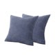 thumbnail image 1 of Toystoory 2 piezas de fundas de almohada para sala de estar, cama, funda de almohada cuadrada decorativa, funda de cojín para coche, suministros Decoración del hogar Azul oscuro, 1 of 6