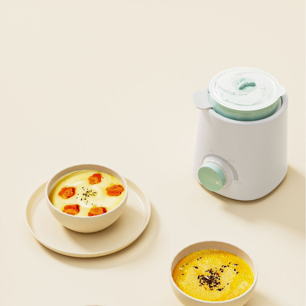 Baby Bottle Warmer, Bottle Warmer, Baby Defrost Warmer&Rapid Food Heater for Breastmilk and Formula, Precise Temperature Control, Fit All Baby Bottles
