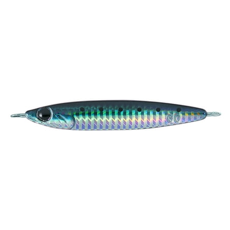UPC: 0043178039991 | Daiwa ZC80G02 Zakana Metal Jig Color: Maiwashi 2 6/7 oz. Hook – ZC80G02