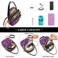 thumbnail image 5 of FORMRS Crossbody Bag for Women Quilted Travel Shoulder Cell Phone Purse with Chain Strap Handbag, Love in The Clouds, 5 of 7