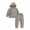 Gray, variant on Girls Sweatsuit set Christmas Gift Boys Tracksuit Pullover Hoodie Jogging Pants Set 2 Pieces Jogger Sweatsuits for 12 Months-7 Years Save Big