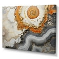 thumbnail image 2 of Designart "Soft Yellow Geode Artistry" Stone Geode Wall Art Living Room, 2 of 7