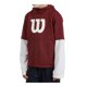 thumbnail image 2 of Sudadera Wilson Talla 12 Vino, 2 of 4
