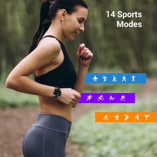 Reloj Inteligente BGOVERSS 5ATM Impermeable Rastreador de Actividad Fitness