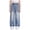 Z002-Blue, variant on WXFAZCVU Girls Jeans Soft Versatile Denim Pants High Waisted Kids Trousers Streetwear Size 7-8 Years
