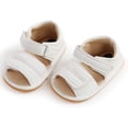 thumbnail image 3 of Baby Boys Girls Summer Sandals 2 Straps Anti Slip Soft Sole Beach Infant Shoes Toddler First Walker Newborn Crib Shoes(3-18Months), 3 of 6