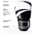 thumbnail image 3 of Gants de Boxe, Gants de Boxe pour Adultes et Enfants Hommes Femmes Gants de Boxe Gants de Boxe Thaï - Blanc, 3 of 5
