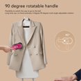 thumbnail image 3 of Fabric Lint Remover Dual Head USB Rechargeable Portable Sweater Defuzzer for Clothes Furniture Carpet Couch Purple, 3 of 5