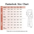 thumbnail image 3 of Fantaslook Two Piece Lounge Sets for Women Fall Outfits Long Sleeve Tops Wide Leg Pants Matching Sets Vacation Travel Outfits, 3 of 10