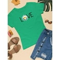 thumbnail image 3 of Love Yellow Daisy T-Shirt Women -Image by Shutterstock, Female 3X-Large, 3 of 4