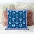 thumbnail image 4 of Amrita Sen Designs CAPL1063BrCDS-BL-20x20 20 x 20 in. Mughal Art Broadcloth Indoor & Outdoor Blown & Closed Pillow - Blue, Purple & White, 4 of 5