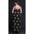 thumbnail image 3 of Bimba Butterfly Women Printed Sleeveless Long Maxi Strappy Bohemian Beach Dress-Large, 3 of 6