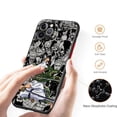 thumbnail image 5 of Funda de teléfono translúcida esmerilada de Anime One Piece para Apple iPhone 15 14 13 12 11 XS XR X 8 7 SE Pro Max Plus Mini, 5 of 5