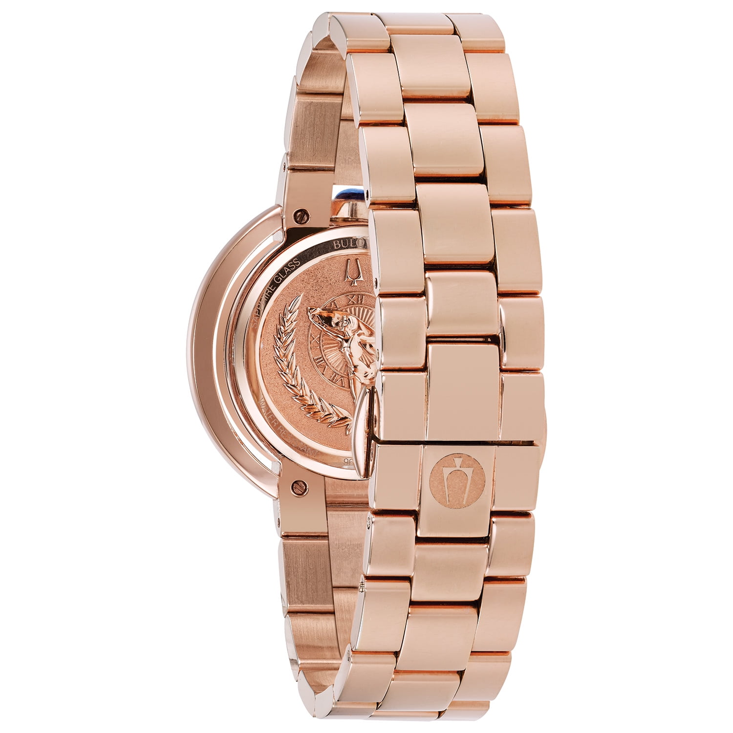 Bulova Rose Gold Rubyiat Lux Women\'s Watch With Real Diamond And Mother Of Pearl Bulova Women main image 4