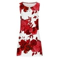 thumbnail image 2 of Otvok Womens Dress Summer Floral Print Tank Dress Beach Sundress Sleeveless Dresses, 2 of 6