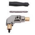 thumbnail image 1 of Right Angle Drill Attachment, Right Angle Drill Adapter 1/4in Shank All Metal Body  for Impact Driver, 1 of 7