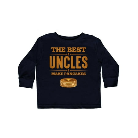 

Inktastic Best Uncles Make Pancakes Gift Toddler Boy Girl Long Sleeve T-Shirt