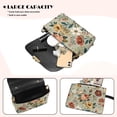 thumbnail image 4 of Pzuqiu Floral Print Women's Leather Crossbody Bag Trendy Craftsmanship Small Leather Crossbody Bags for Women Soft Compact with Chain Strap Lightness for Teen Girls-Women, 4 of 7