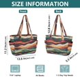 thumbnail image 4 of FORMRS Tote Bag for Women Quilted Large Capacity Travel Work Carry On Shoulder Handbag, Artistic Desert Pattern, 4 of 7