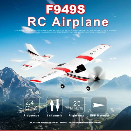 Wltoys Updated F949S 3CH 2.4G Cessna-182 EPP RC Glider Airplane RTF ...