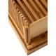 thumbnail image 5 of Cortadora de pan para pan casero – Tabla de cortar pan de madera con soporte para migajas – Cortador de pan plegable y compacto – Rebanadas finas o gruesas Sailing Electrónica, 5 of 5