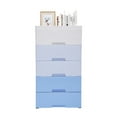 thumbnail image 3 of Plastic Drawers Dresser Storage Cabinet, 5 Drawer Stackable Vertical Clothes Storage Tower, Bedroom Tall Small Chest Closet, Organizer Unit for Hallway Entryway, Home Furniture, 3 of 32