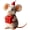 B, variant on Cute Christmas Santa Mouse with Red Hat,Handmade Felt Christmas Collection,Needle Felted Wool Animal Ornaments for Holiday Decor,Xmas Tree Hanging Figurines Stocking Stuffer Gifts