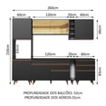 thumbnail image 2 of Cocina Integral Completa Modular Madesa Reims 260cm NN 04, 2 of 4