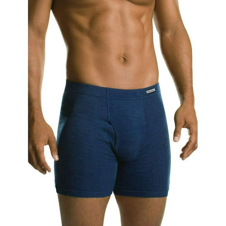 Hanes Men's Tagless Boxer Briefs with Waistband (6-Pack), Style 7460Z6 