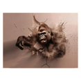 thumbnail image 2 of Gorilla 3D Canvas Wall Art | AR-Enhanced Movie Effect | Home-Office & Retail Decor | (16L x 12W) C95, 2 of 3
