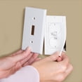 thumbnail image 5 of Duck Brand Socket Sealers Universal Weather Stripping, 2.5 in x 4.3125 in., 24 Pack, 5 of 6