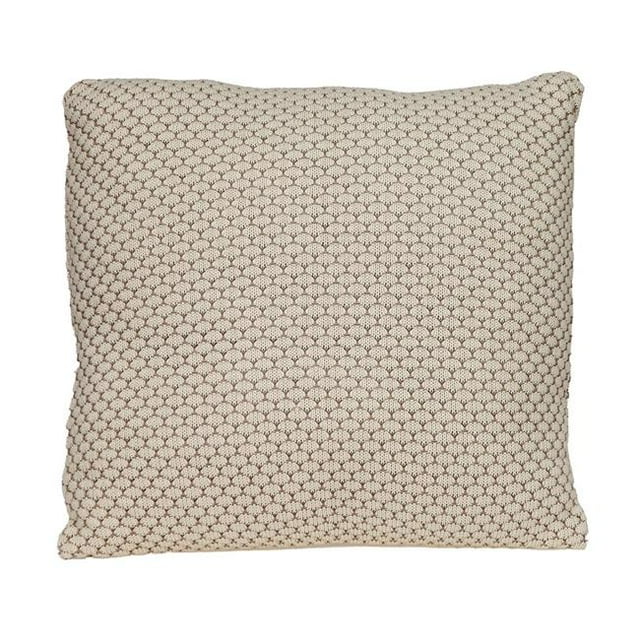 Parkland Collection PILK21153P Grace Transitional Throw Pillow, Beige & Cream