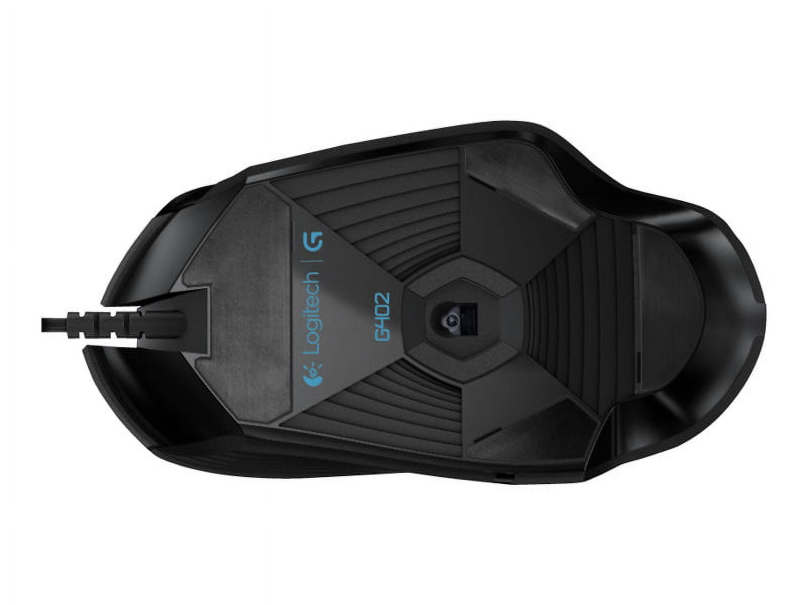  Logitech G402 Hyperion Fury Wired Gaming Mouse, 4,000 DPI,  Lightweight, 8 Programmable Buttons, Compatible with PC/Mac - Black : Video  Games