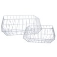 thumbnail image 1 of Truu Design, Paniers de rangement trapézoïdal en fer, ensemble de 2, 1 of 5