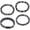 Black - 4pcs, variant on WuPing 4 Pcs Hematite Bracelet for Men Women Bangle Bracelet Magnetic Bracelets