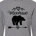 thumbnail image 4 of Inktastic Meemaw Bear Grandma Gift Long Sleeve T-Shirt, 4 of 5