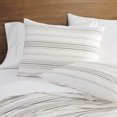 thumbnail image 3 of Simply Put Cotton Percale Duvet Set King Stripe Print, 3 of 6