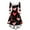 Black, variant on Womens Valentines Dresses Fashion V Neck Long Sleeve Dress Cute Love Heart Loose Casual Dresses Purple L
