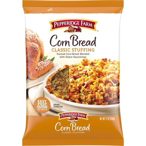 Pepperidge Farm Corn Bread Classic Stuffing, 12 oz. Bag (Pack of 4)