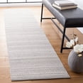 thumbnail image 2 of SAFAVIEH Kilim Granville Striped Cotton Area Rug, Grey/Beige, 9' x 12', 2 of 6