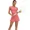 pink, variant on Alove Womens Sports Set Sports Dress Tennis Skirt Shorts Fitness Golf Skirt with Pocket