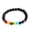 A, variant on Handmade Black Lava Seven Chakra Healing Balance Beaded Bracelet