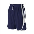 thumbnail image 4 of Alleson Athletic Youth UniSex Reversible Basketball Shorts KELLY GREEN/WHITE XL, 4 of 7