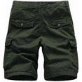thumbnail image 2 of Men's Summer MultiPocket Military Cargo Shorts Cotton Casual Tactical Style Without Belt En8 38, 2 of 5