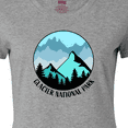 thumbnail image 4 of Inktastic Glacier National Park Montana Mountains Women's T-Shirt, 4 of 5
