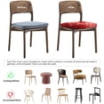 thumbnail image 5 of Set of 4 Removable Chair Seat Covers for Dining Room, Valentine''s Day Stretchable Office Kitchen Chair Slipcovers Cushion Protector Heart Love Ballons Furniture Decor, 16.9x16.9 Inches, 5 of 6