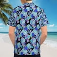 thumbnail image 6 of High Quality Hawaiian Shirts for Men Short Sleeve Aloha Beach Shirt Floral Summer Casual Button Down Shirts Blouses P2BXKH, 6 of 7