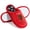 Red, variant on Knivor Christmas Slippers for Women Men Gingerbread Man Family Winter Closed Toe House Footwear Warm Plush Non Slip Indoor Bedroom Slippers