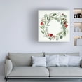 thumbnail image 3 of Melissa Wang 'Holly Wreath II' Canvas Art, 3 of 3