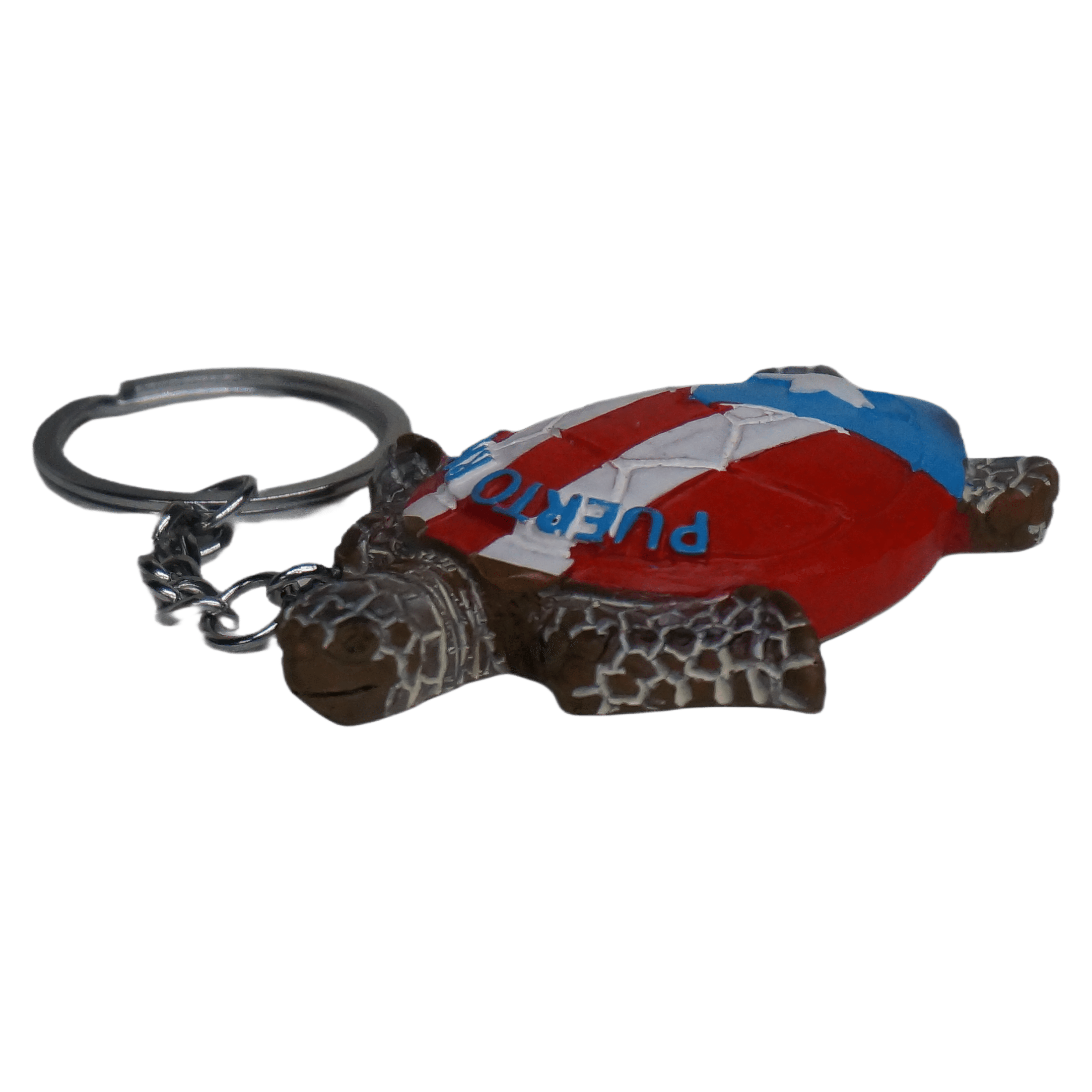 Mrj Souvenirs Llavero Souvenir Tortuga Con Bandera Pr